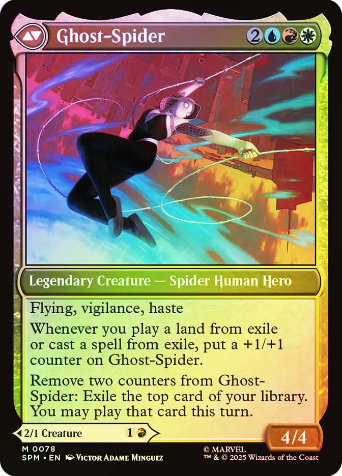 ghost spider mtg card Ghost-Spider, Gwen Stacy MTG - Magic: The Gathering | Marvel's Spider-Man #14 (Italiano)