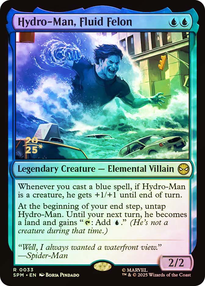 Hydro-Man, Fluid Felon (RM-PRE_SPM_033-ENF)、Magic: The Gathering、kayou
