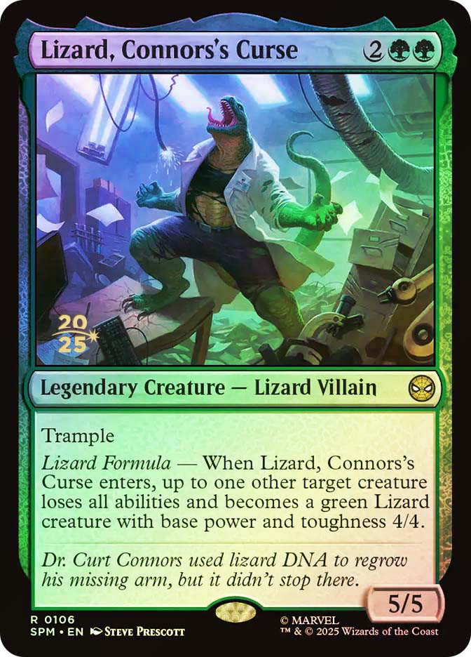 Lizard, Connors's Curse (Prerelease) (Marvel's Spider-Man) | Promo