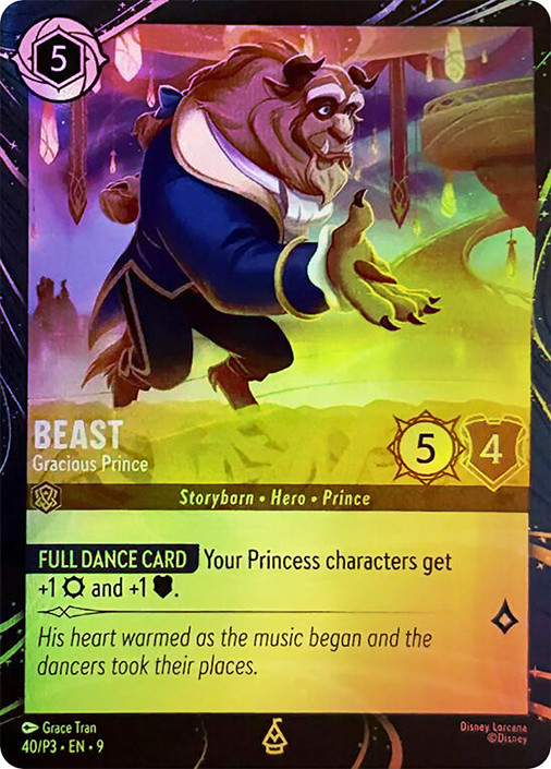 lorcana beast cards Archazia's Island Disney Lorcana Starter Deck Ruby & Sapphire
