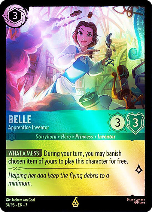 Belle - Apprentice Inventor (Disney Park Release) | Promotional Cards |  Star City Games
