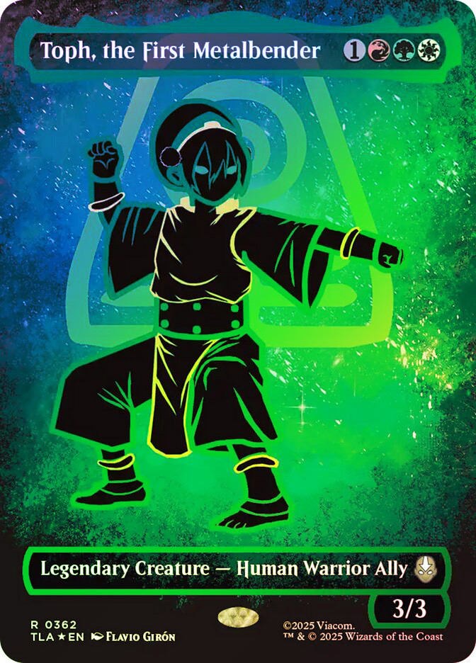 Toph, the First Metalbender (Neon Ink) | Avatar: The Last