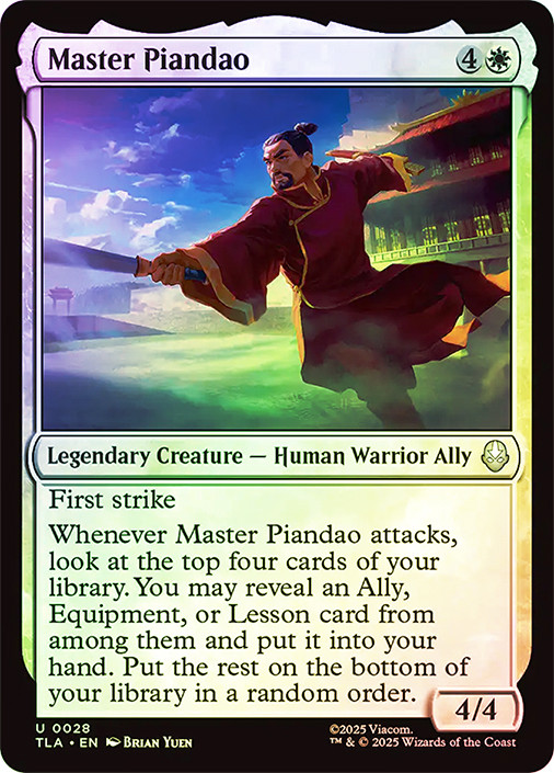 Master Piandao | Avatar: The Last Airbender | Star City Games