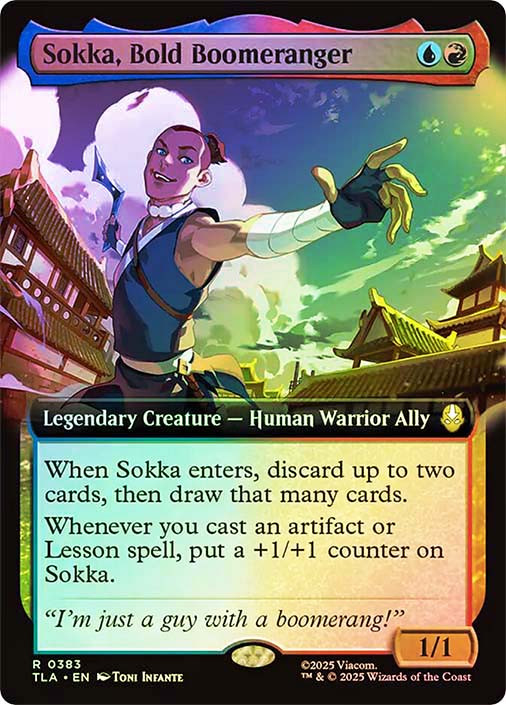 Sokka, Bold Boomeranger | Avatar: The Last Airbender | Star City Games