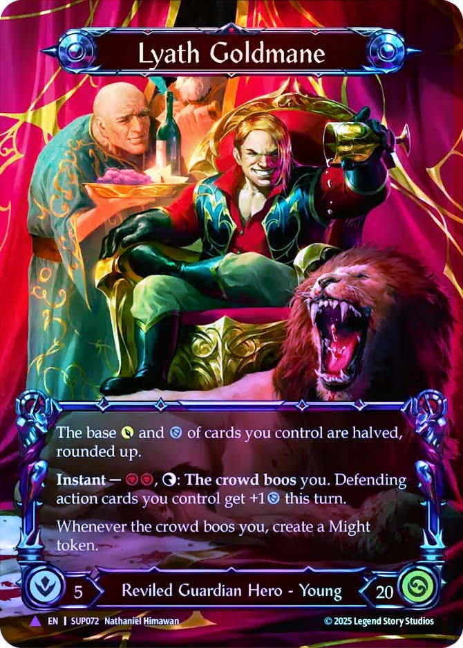 flesh and blood marvel cards Lyath Goldmane | Super Slam