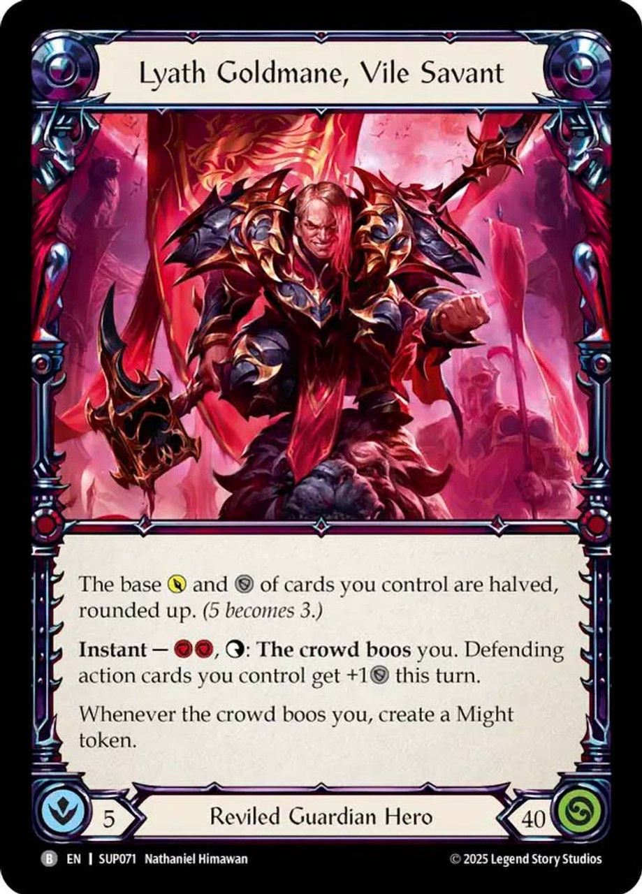 【FaB】Lyath Goldmane, Vile Savant 英語版マーベル FaB】Lyath Goldmane, Vile Savant 英語版マーベル - メルカリ