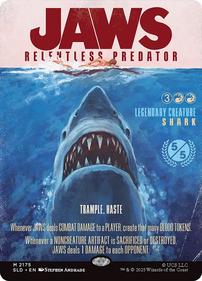 Jaws, Relentless Predator (Jaws) Secret Lair Drop Star City Games