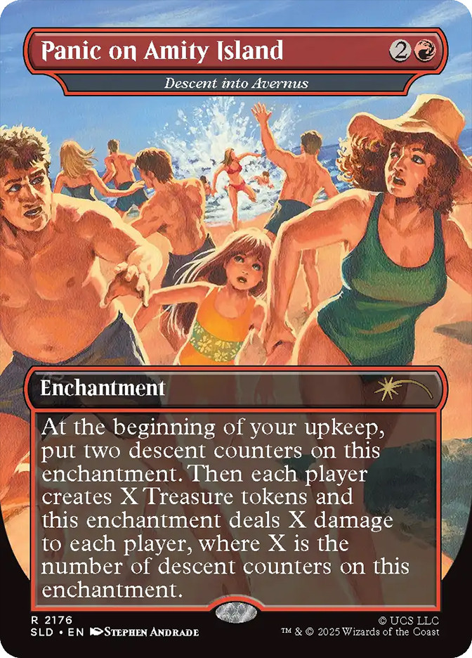 descent into avernus mtg card Descent into Avernus (Panic on Amity Island) (Jaws) | Secret Lair Drop