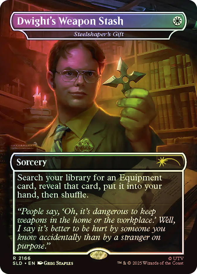 mtg シークレットレイヤー　The Office Steelshaper's Gift (Dwight's Weapon Stash) (The Office) | Secret