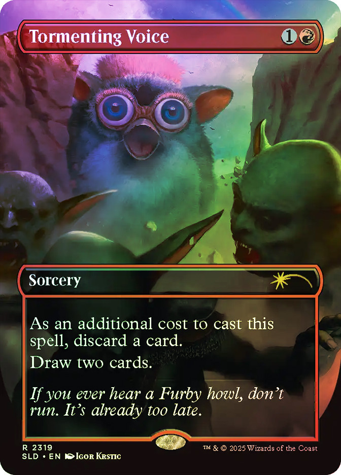 Tormenting Voice (Furby) | Secret Lair Drop | Star City Games Tormenting Voice (Furby) | Secret Lair Drop | Star City Games