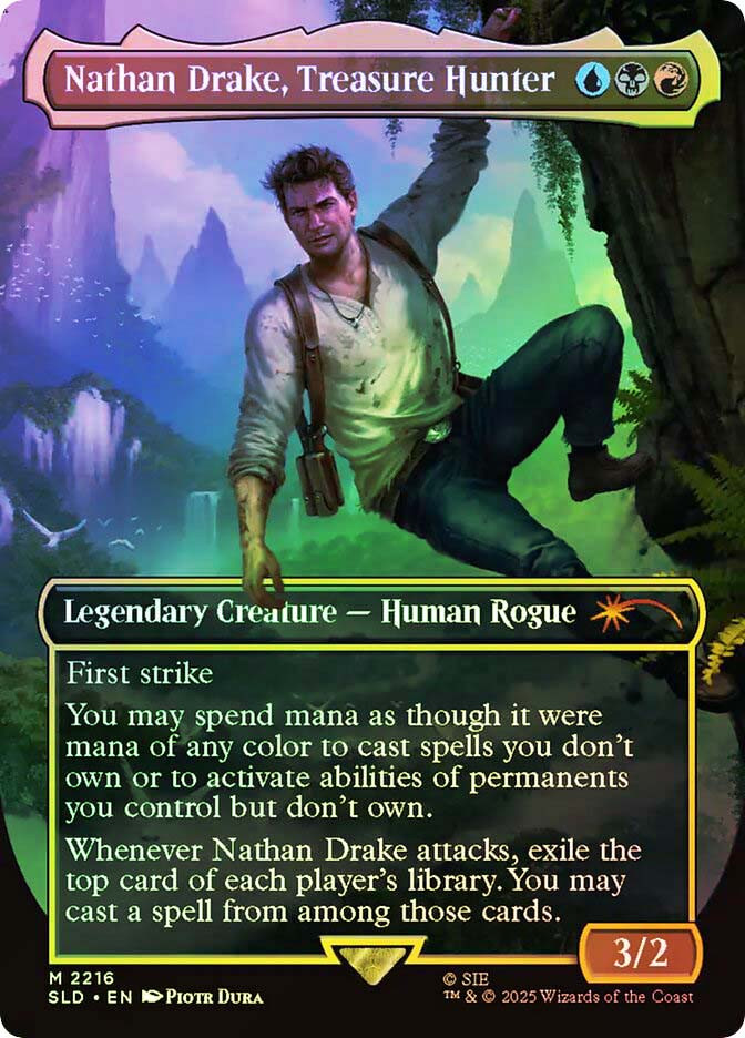 Nathan Drake, Treasure Hunter Uncharted Secret Lair Drop Star City Games