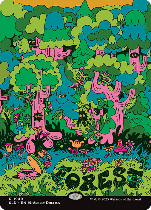 森/Forest Foil 5枚 バラ売可 Secret Lair MTG Forest (Full Art) | Secret Lair Drop | Star City Games