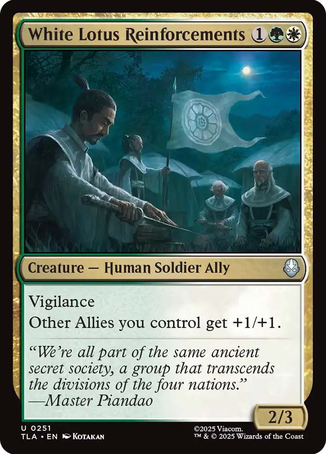 White Lotus Reinforcements | Avatar: The Last Airbender | Star