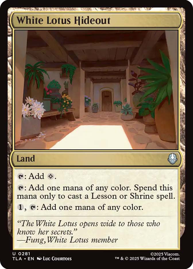 White Lotus Hideout | Avatar: The Last Airbender | Star City Games