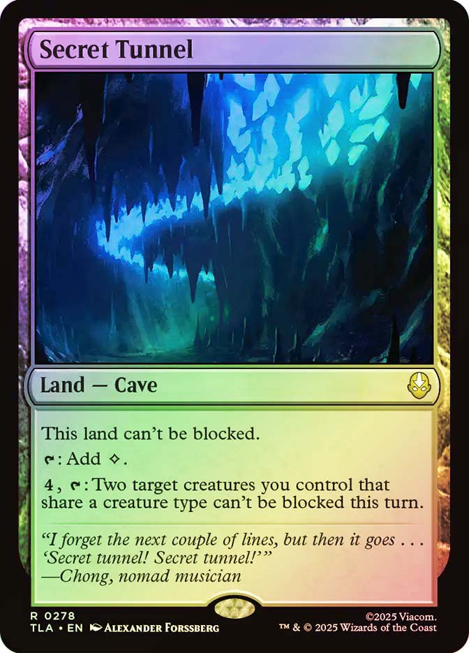 未開封 MTG プレイマットUnderground Sun Secret Tunnel | Avatar: The Last Airbender | Star City Games