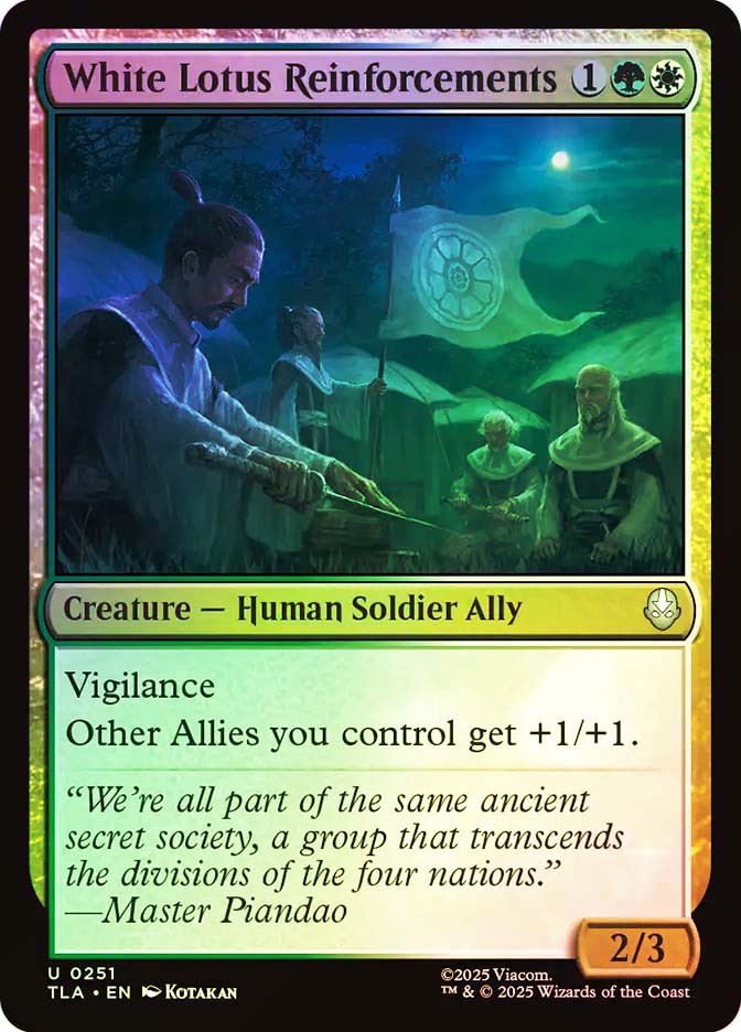 White Lotus Reinforcements | Avatar: The Last Airbender | Star