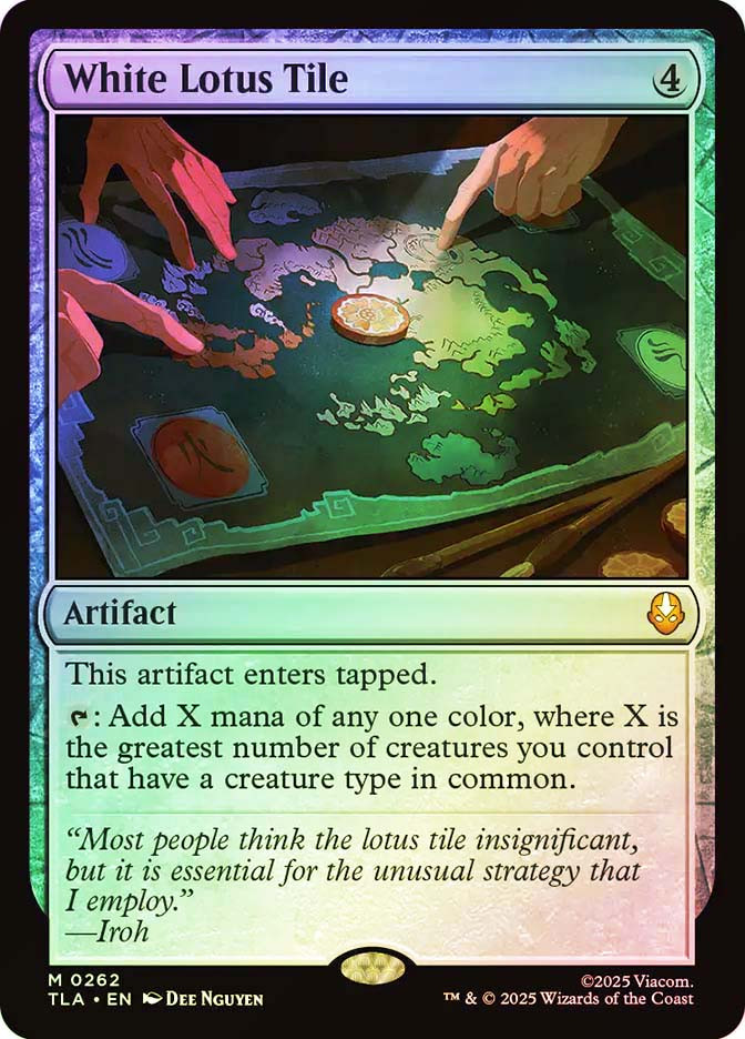 White Lotus Tile | Avatar: The Last Airbender | Star City Games