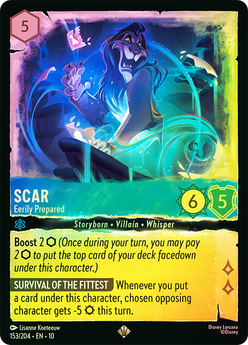 scar lorcana card Scar