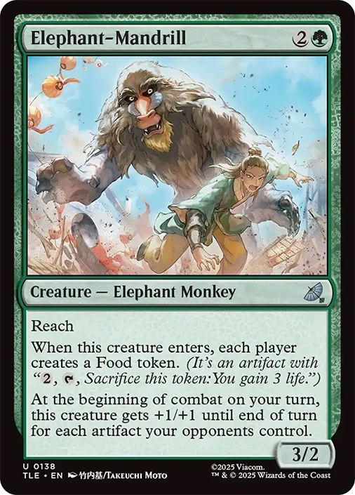 Elephant-Mandrill、Magic: The Gathering、kayou