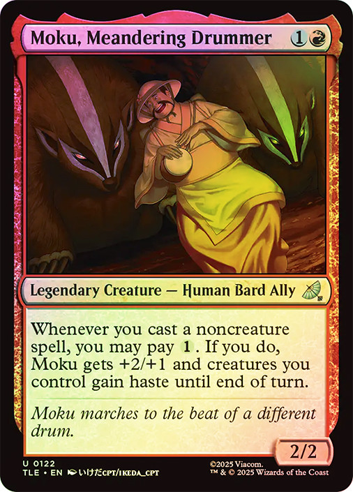 Moku, Meandering Drummer (TLE-122)、Magic: The Gathering、kayou