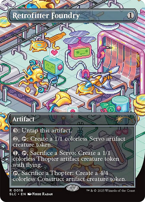 【MTG】改良式鋳造所/Retrofitter Foundry 3枚セット Retrofitter Foundry (Secret Lair Countdown) | Secret Lair Drop