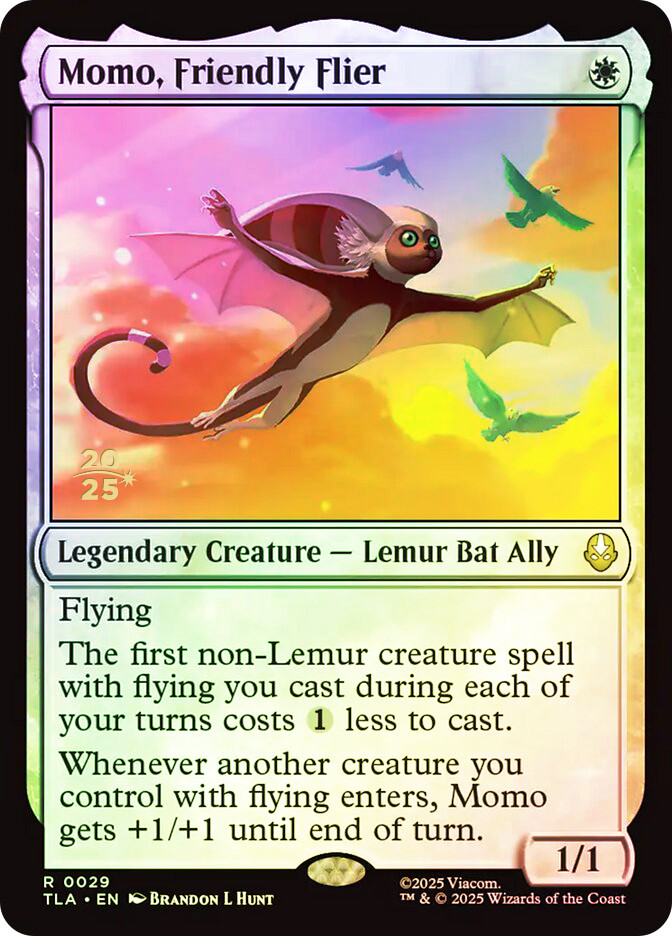 Momo, Friendly Flier (Prerelease) (Avatar: The Last Airbender