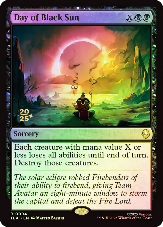 Day of Black Sun (Prerelease) (Avatar: The Last Airbender) | Promo