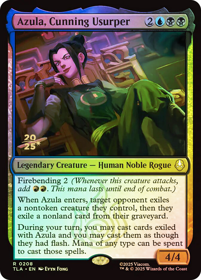 Azula, Cunning Usurper (Prerelease) (Avatar: The Last Airbender) | Promo |  Star City Games