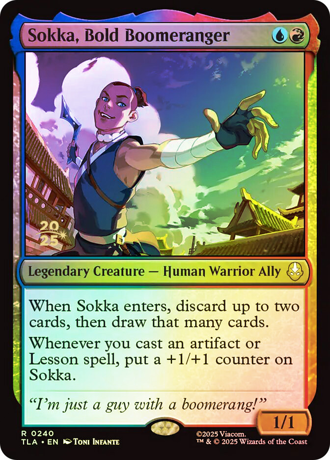 Sokka, Bold Boomeranger (Prerelease) (Avatar: The Last Airbender