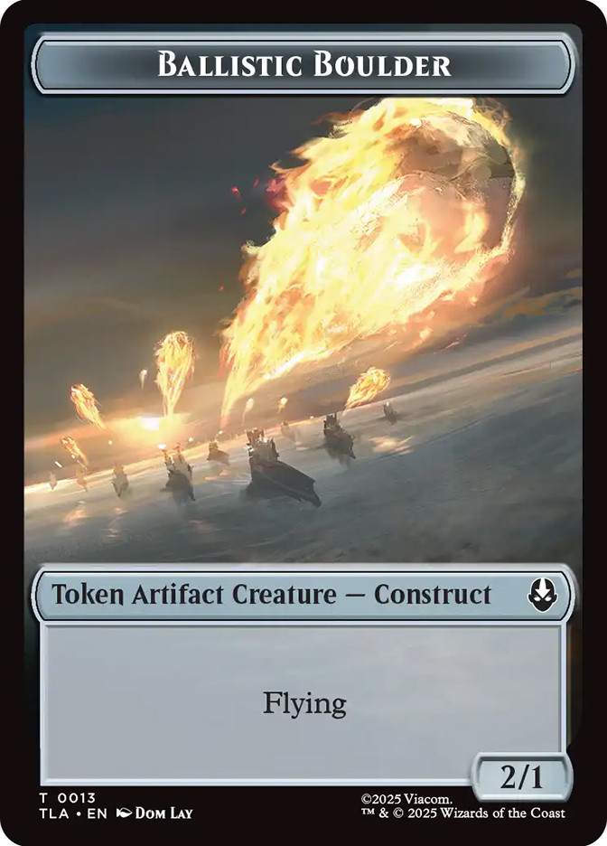 Ballistic Boulder Token} // {Soldier Token} | Avatar: The Last Airbender |  Star City Games