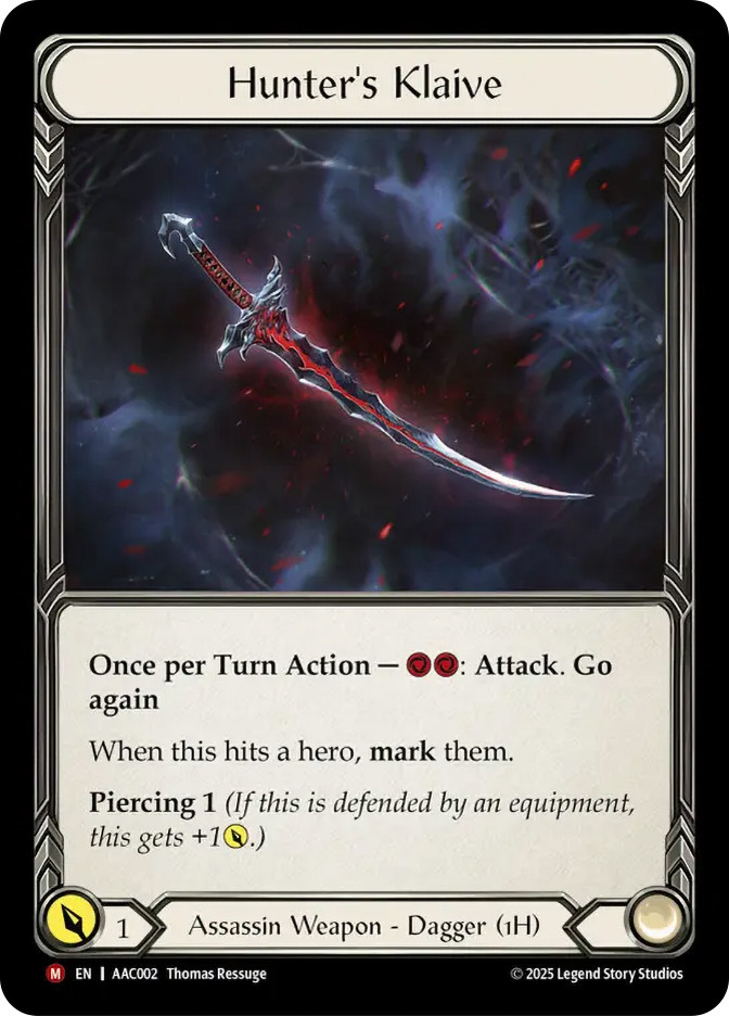 Hunter's Klaive | Armory Deck: Arakni | Star City Games