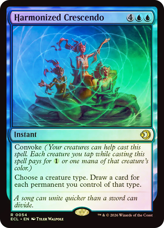 MTG EN 【Foil】 調和した大合唱/Harmonized Crescen Harmonized Crescendo | Lorwyn Eclipsed | Star City Games