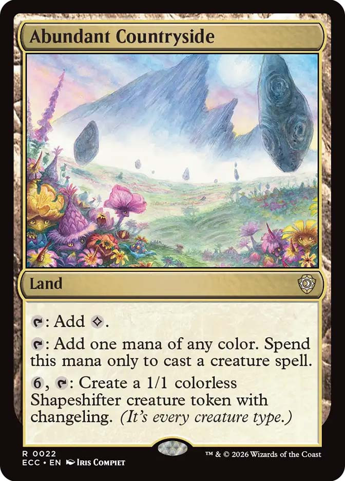 Abundant Countryside | Lorwyn Eclipsed Commander | Star City Games