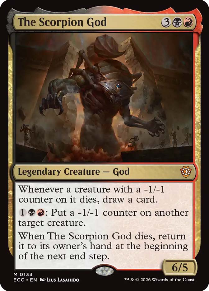マジック：ザ・ギャザリング MTG The Scorpion God MPS Foil The Scorpion God | Lorwyn Eclipsed Commander | Star City Games