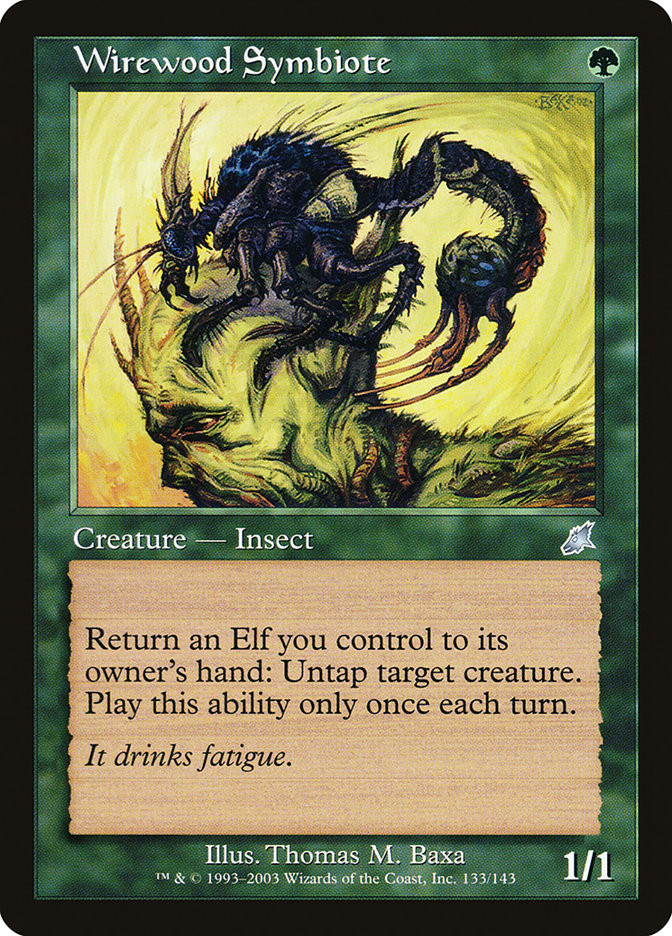 MTG【Foil】SCG ワイアウッドの共生虫Wirewood Symbiote Wirewood Symbiote | Scourge | Star City Games
