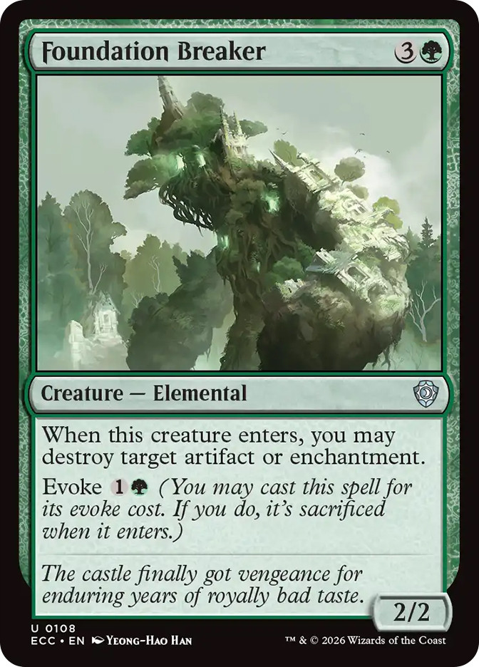 foundation mtg cards Foundation Breaker | Lorwyn Eclipsed Commander