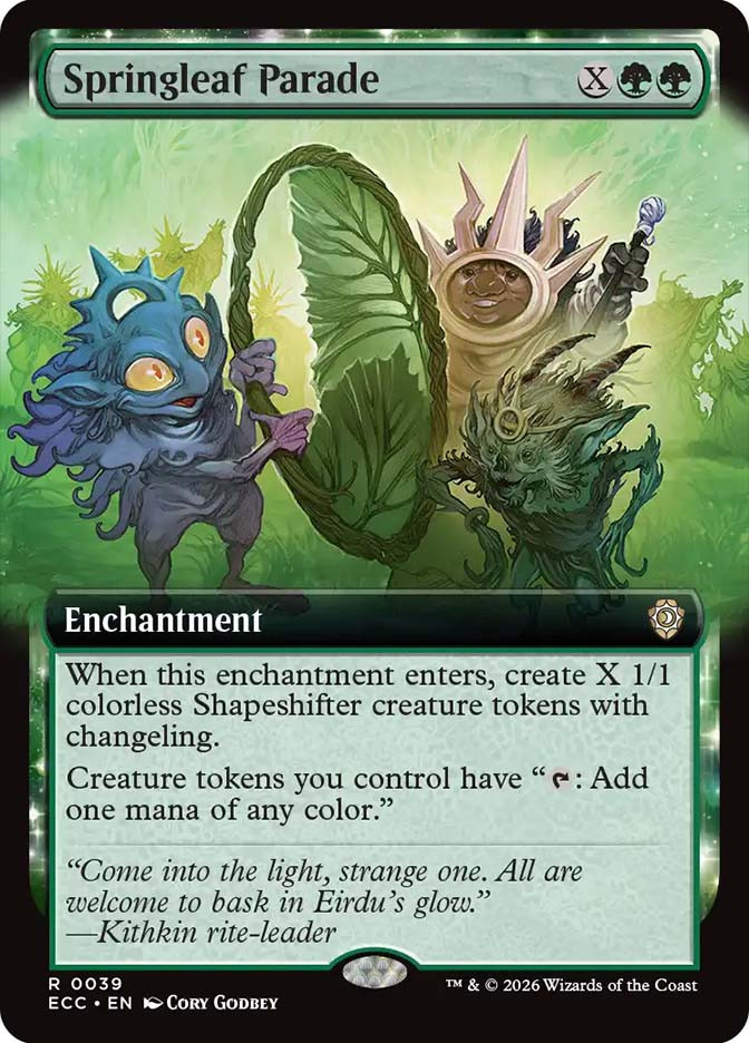Springleaf Parade | Lorwyn Eclipsed Commander | Star City Games