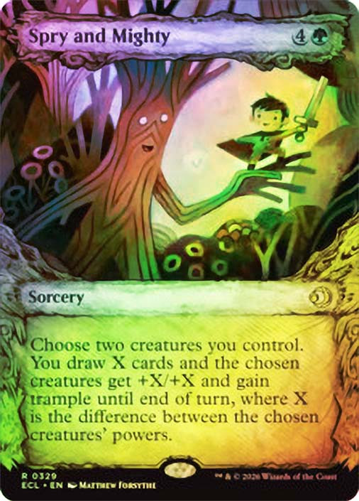 places that sell mtg cards near me Psychic Frog FOIL Store Championship Promo In Hand Magic The Gathering Spry and Mighty [SGL-MTG-ECL2-329-ENF]