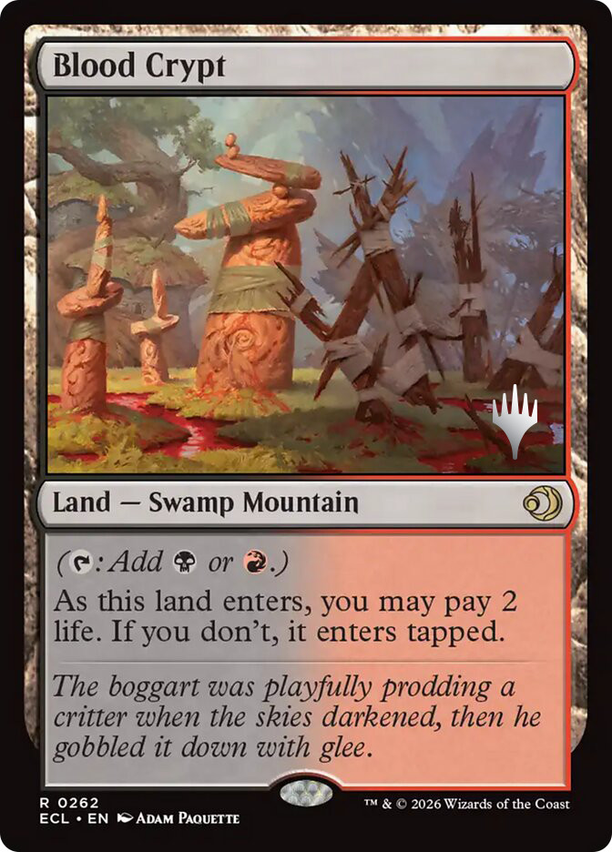 Blond Crypt 血の墓所 FOIL 008/045 MTG Blood Crypt (Promo Pack) (Lorwyn Eclipsed) | Promo | Star City Games