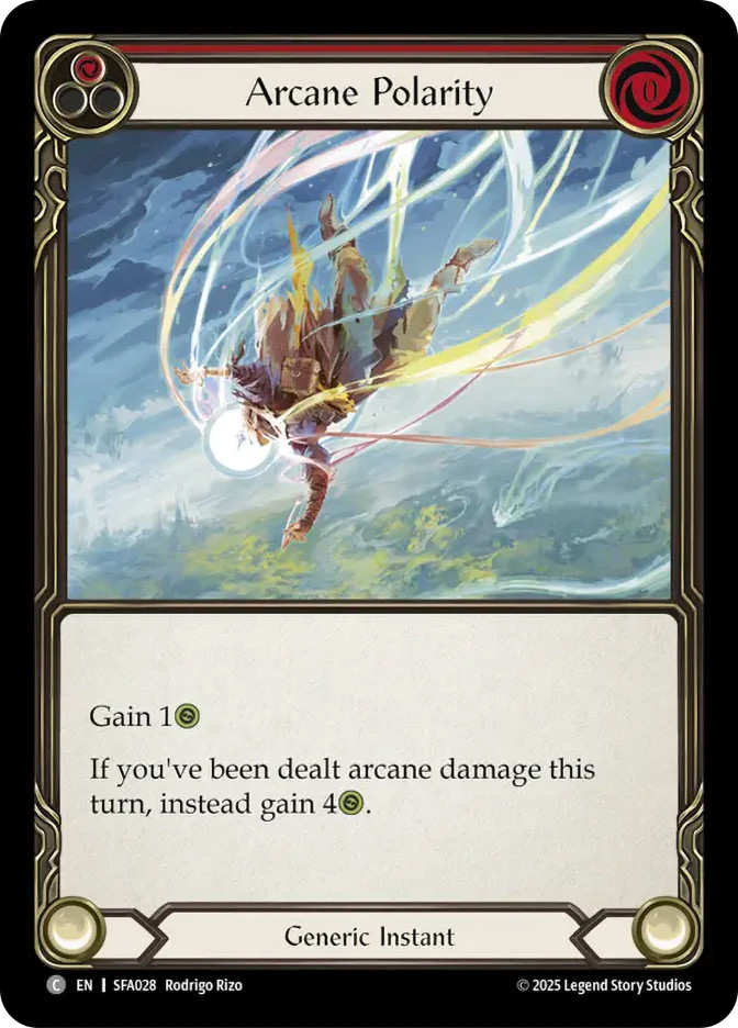 Arcane Polarity プレイマットFlesh and Blood Arcane Polarity (Red) | Fai Silver Age Deck | Star City Games