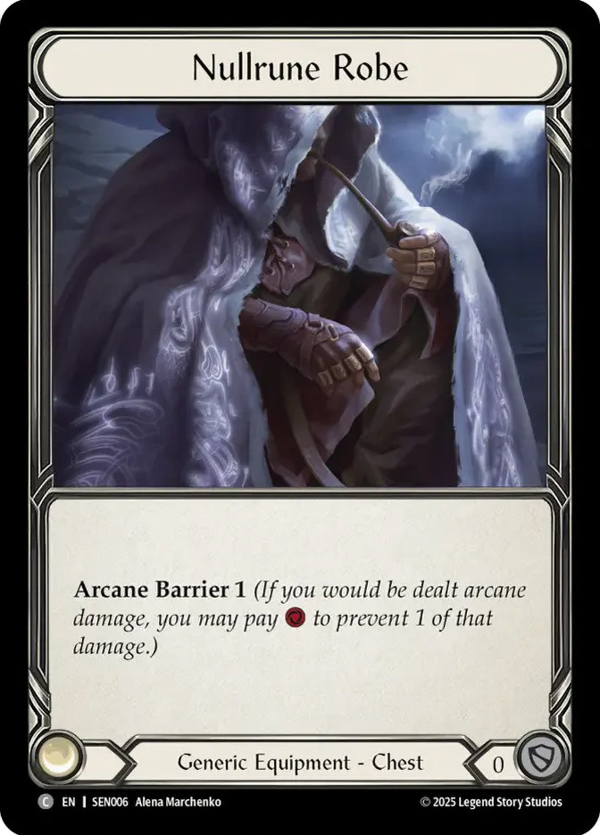 その他 Nullrune Robe CF ARC FAB Flesh and Blood Nullrune Robe | Enigma Silver Age Deck | Star City Games