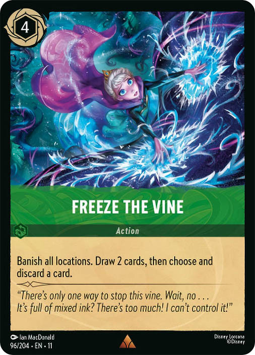 ロルカナ　エルサ エンチャンテッド Freeze The Vine Disney Lorcana TCG Freeze the Vine Elsa (231/204) NM | eBay