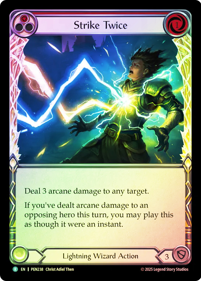 マジック：ザ・ギャザリング Voltaire, Strike Twice Coldfoil Strike Twice | Compendium of Rathe | Star City Games