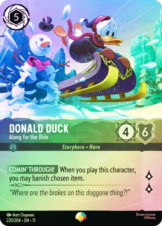 リール Donald Duck Donald Duck - Along for the Ride (Epic) | Winterspell | Star City