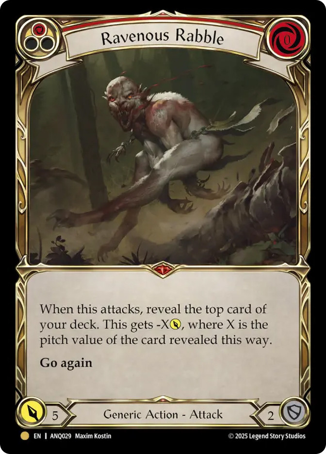 Ravenous Rabble (Red) | Antiquity Pack | Star City Games