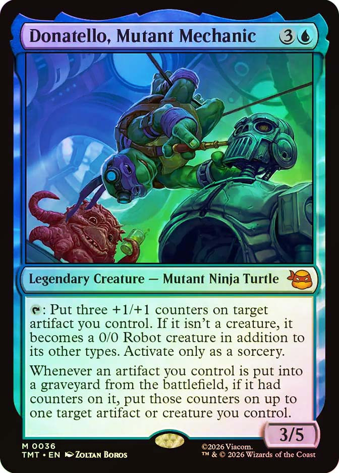 マジック：ザ・ギャザリング Donatello, Mutant Mechanic - MTG Donatello, Mutant Mechanic | Teenage Mutant Ninja Turtles | Star