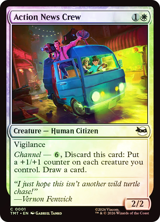 mtg card news Action News Crew [SGL-MTG-TMT-001-ENF]