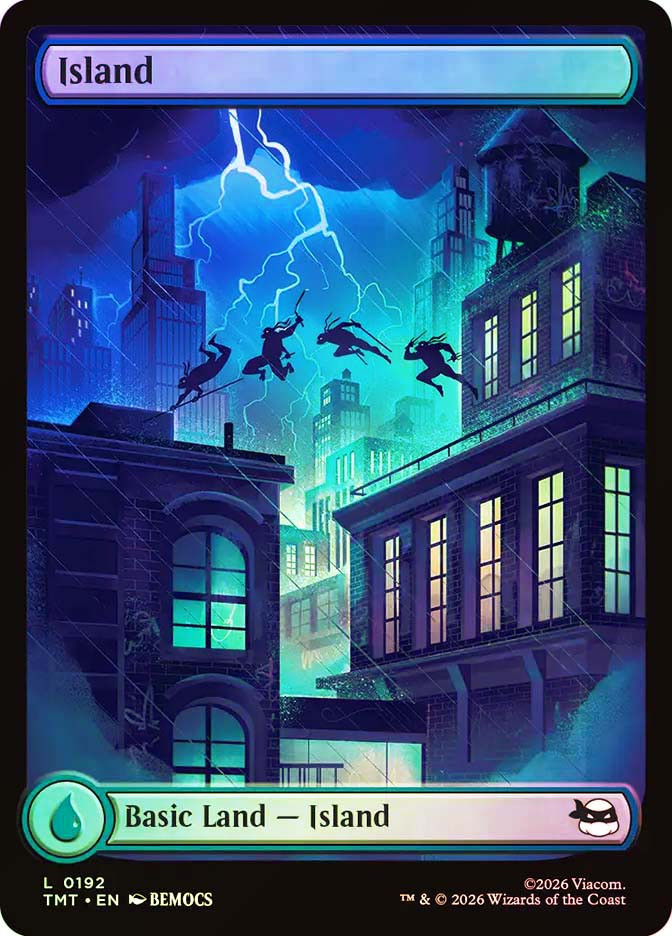 MTG 島  LEA NM- Island | Teenage Mutant Ninja Turtles | Star City Games