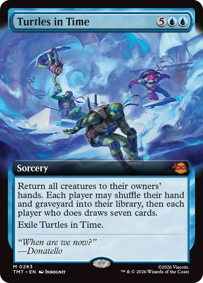 【MTG】時を駆けるタートルズ/Turtles in Time Turtles in Time · Teenage Mutant Ninja Turtles (TMT) #284