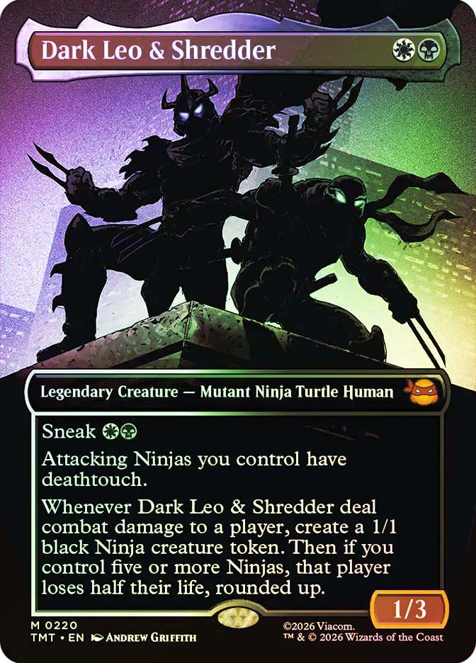 Dark Leo & Shredder | Teenage Mutant Ninja Turtles | Star City Games